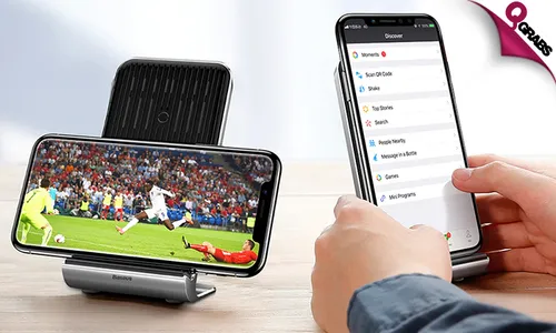 Desktop Wireless Charger with Cooling Feature!